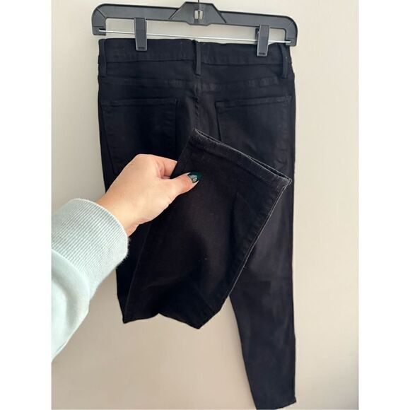 FRAME DENIM "LE HIGH SKINNY" Stretch Jeans In "FILM NOIR" Size 27 - Picture 8 of 11